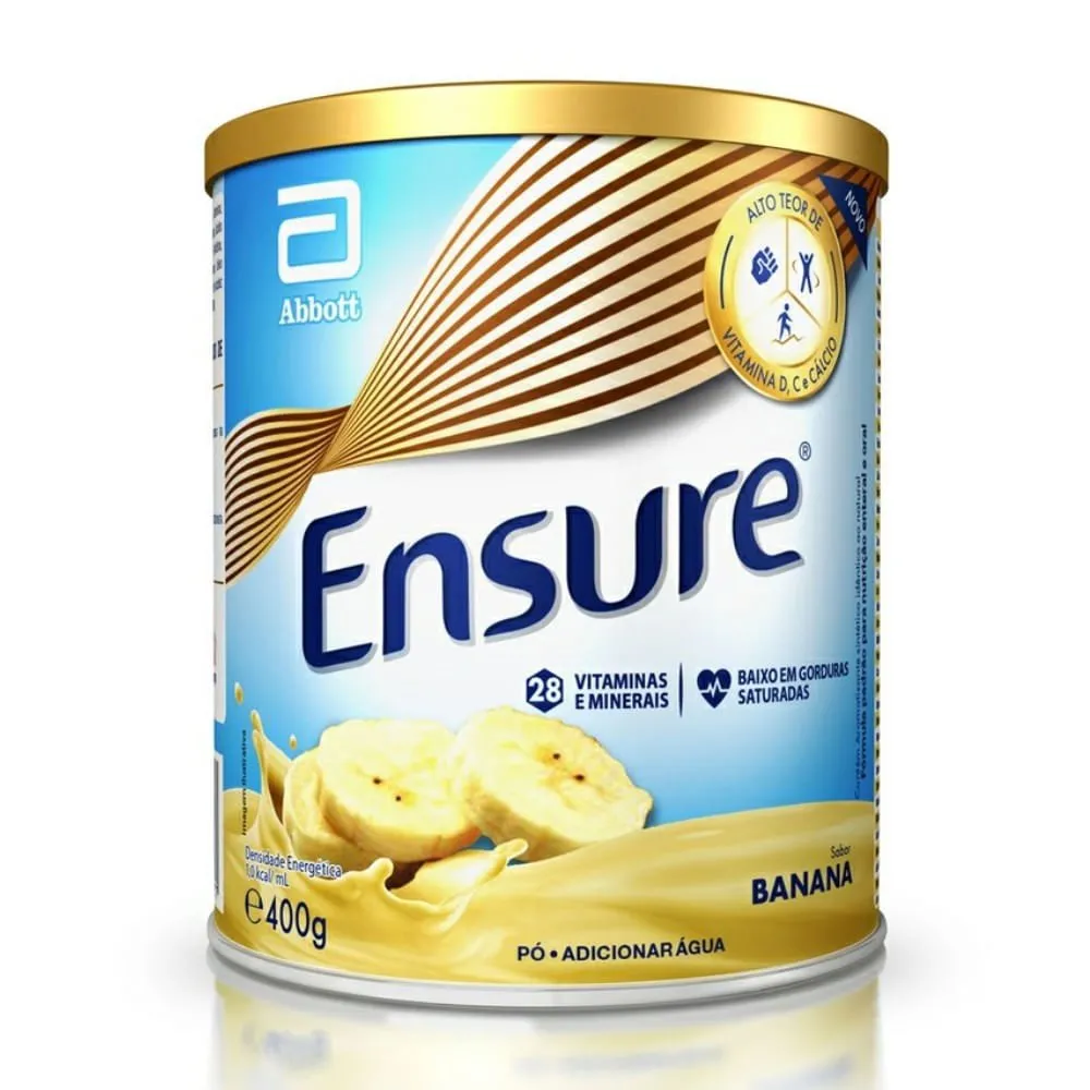 Ensure Suplemento Alimentar Abbott Sabor Banana 400g