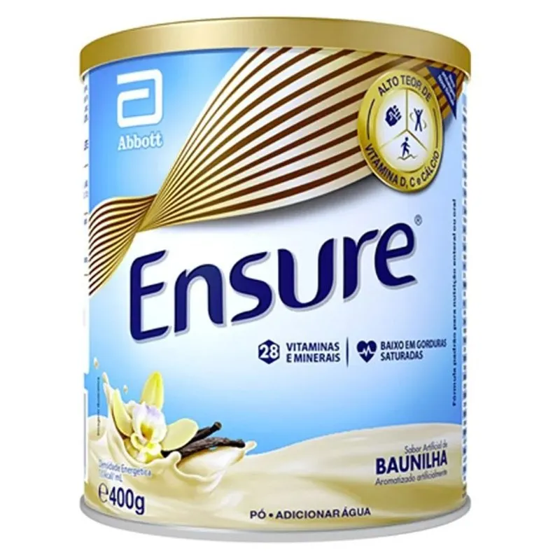 Ensure Suplemento Alimentar Abbott Sabor Baunilha 400g