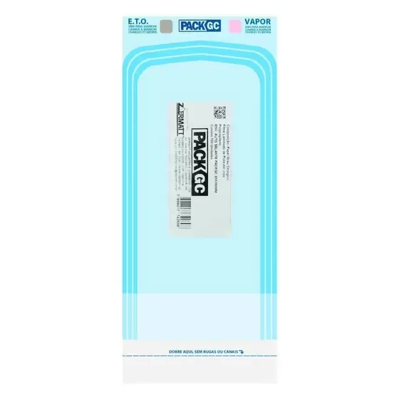 ENVELOPE PARA ESTERILIZAÇÃO ZERMATT 90X230 100 UN