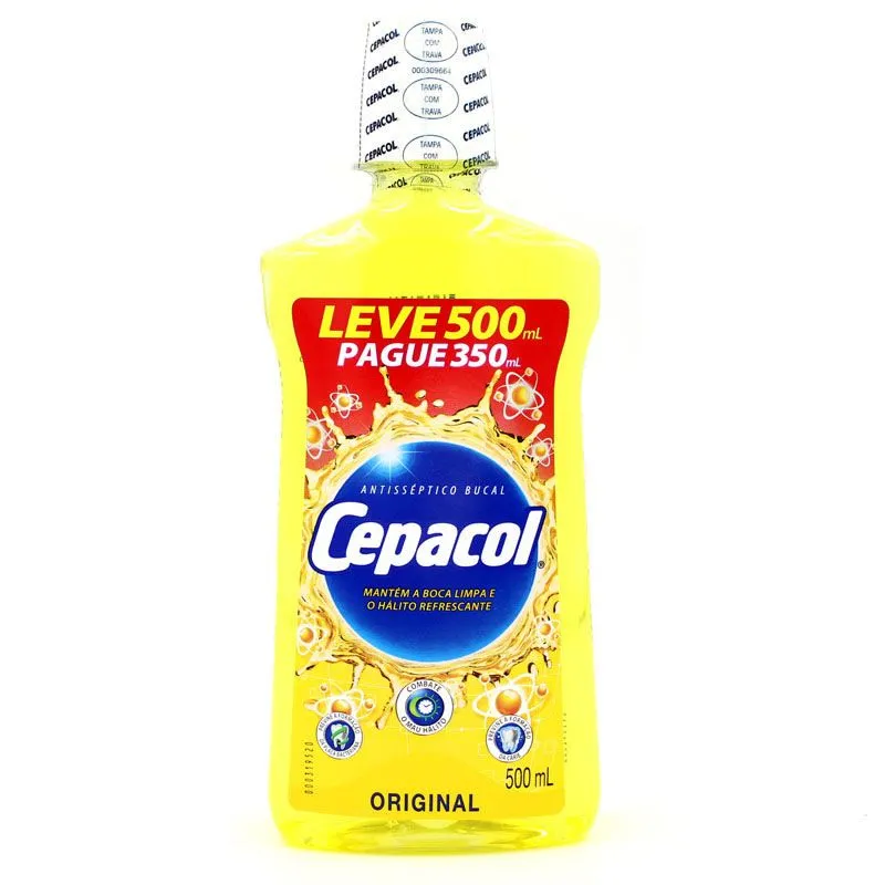 Enxaguante Bucal Cepacol Tradicional Leve 500 Pague 350 Ml