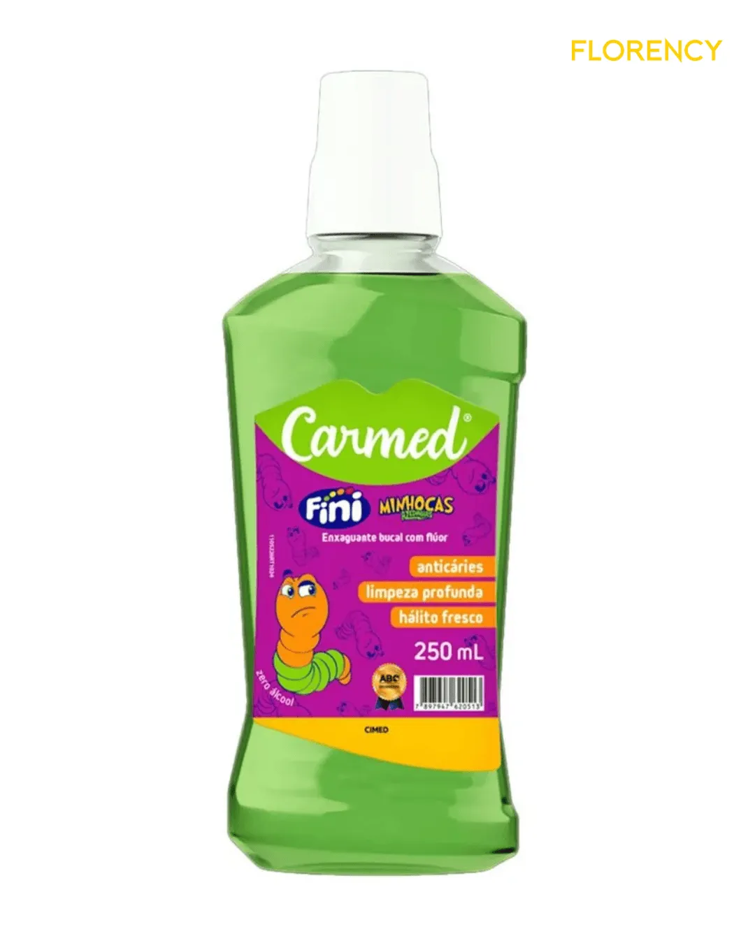 Enxaguante Bucal Carmed Fini Minhocas 250ml