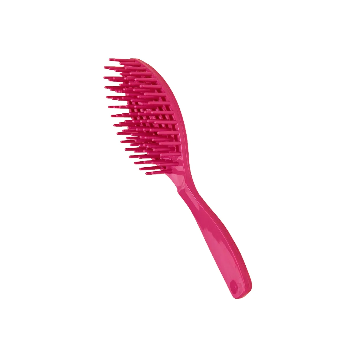 Escova Desembaraçante Rigida Oval Pequena Bellesa Rosa