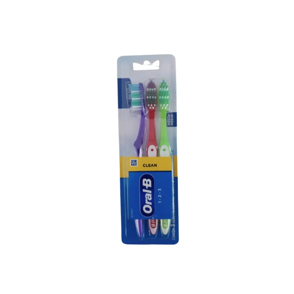 Escova Dental Oral B 123 Lv3 Pg2
