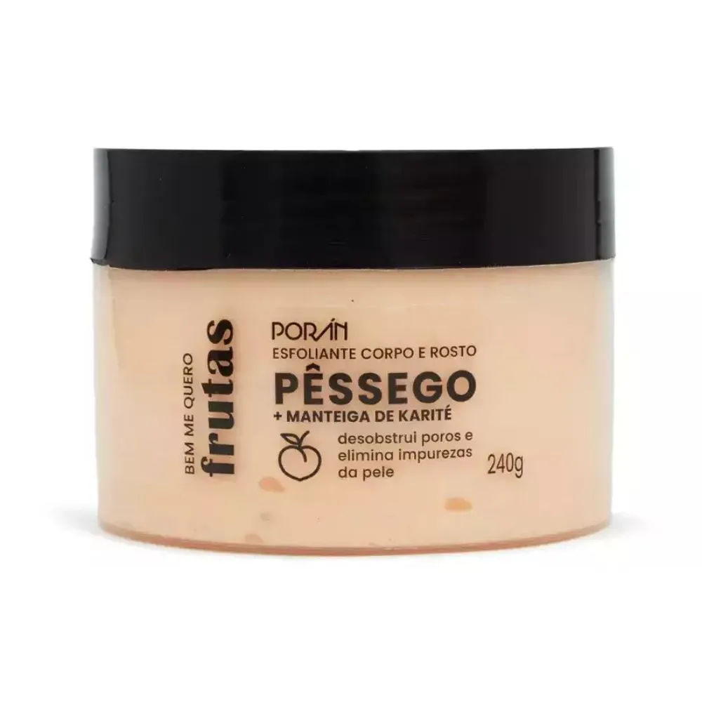 Esfoliante Bem Me Quero Frutas Pêssego Porán 240g