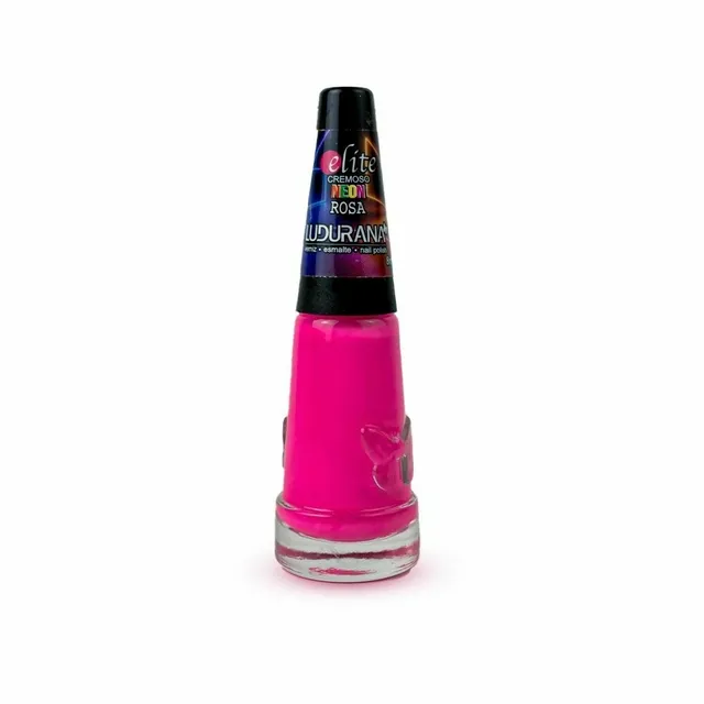 Esmalte Ludurana Cremoso Rosa Neon 8ml