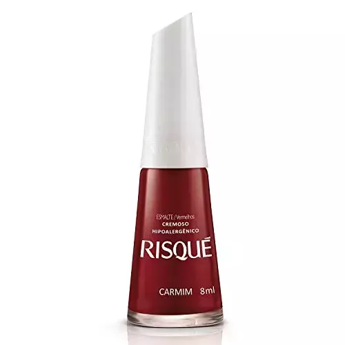 Risque Esmalte Cremoso Cor: Carmim