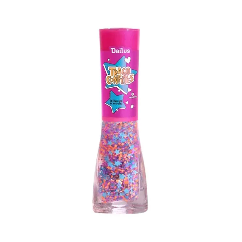 Esmalte Dailus Trago Confetes Te Levo Ate As Estrelas