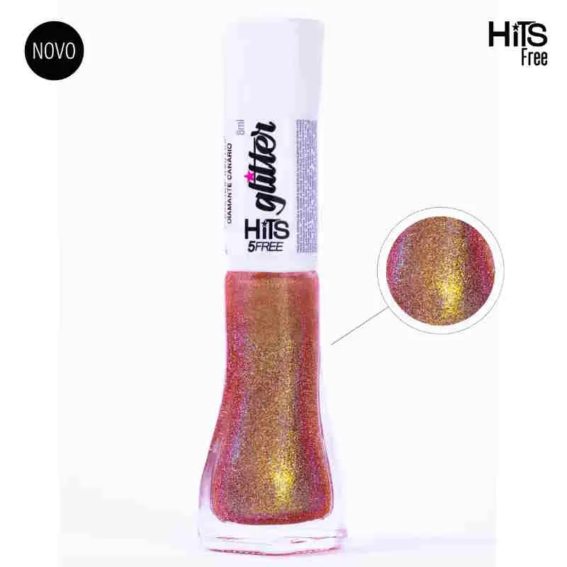 Esmalte Hits Glitter Diamante Canario