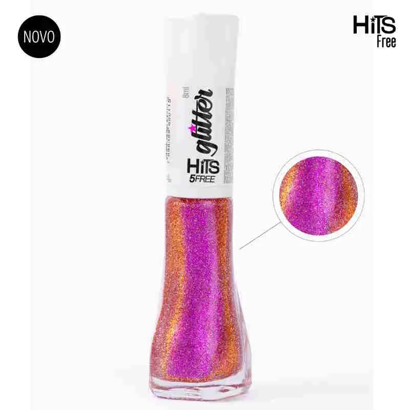 Esmalte Hits Glitter Diamante Legado Pink