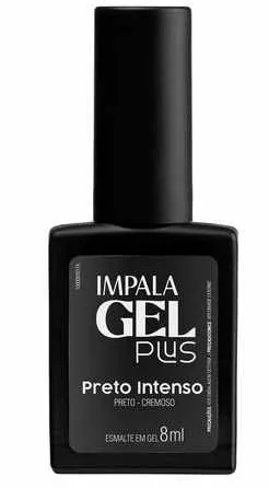 Esmalte Impala Gel Plus Cremoso Preto Intenso