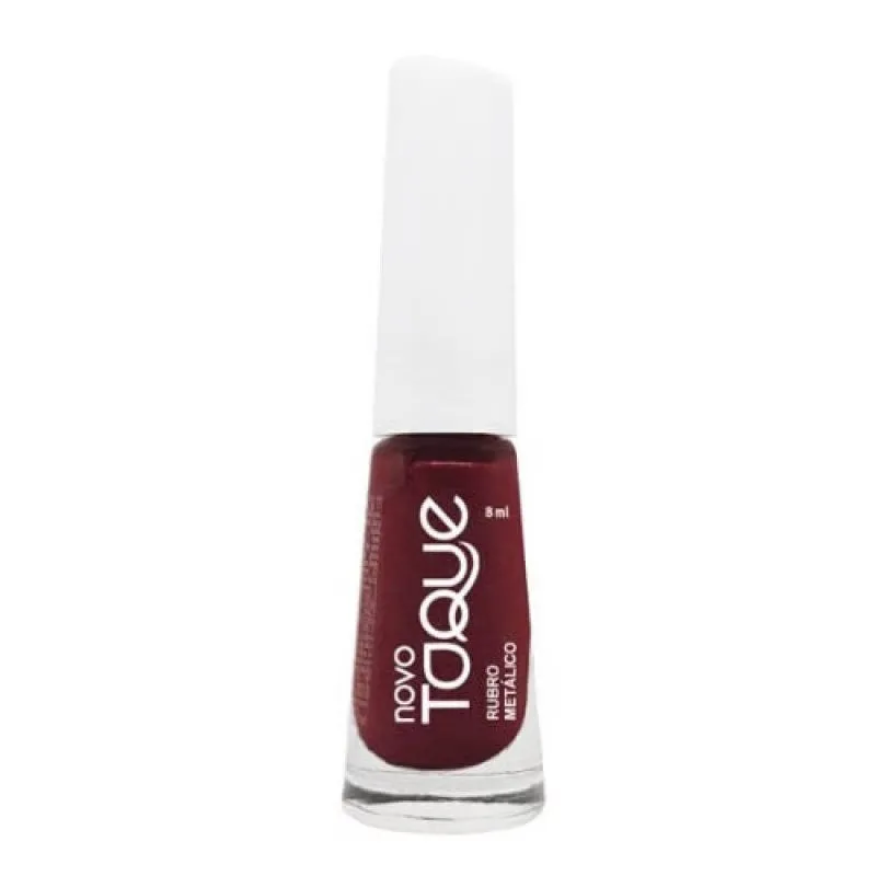 Esmalte Novo Toque Metalico Rubro 8ml