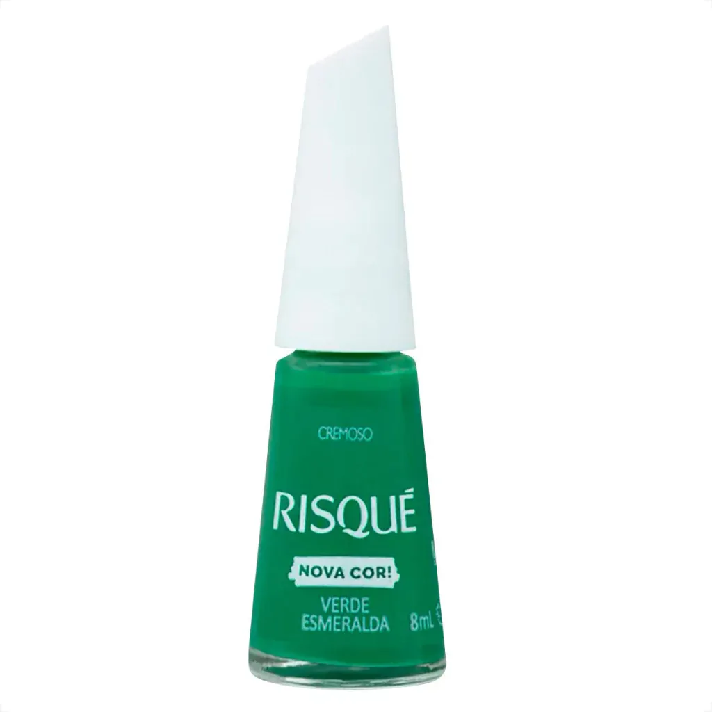 Esmalte Risque Cremoso Nova Cor Verde Esmeralda