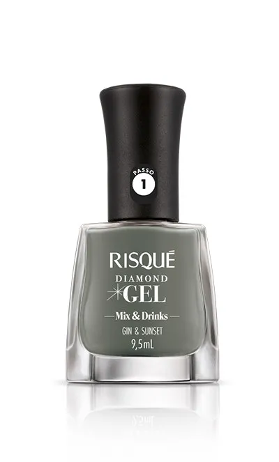 Esmalte Risque Diamond Gel Gin & Sunset
