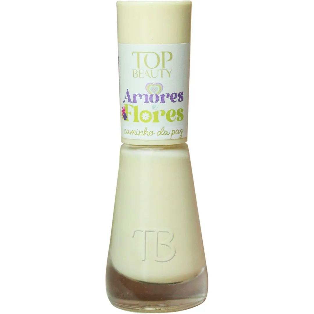 Esmalte Top Beauty 12 Free Amores e Flores - Caminho da Paz