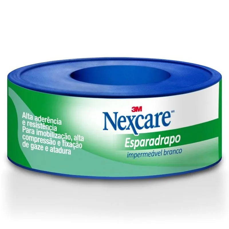 Esparadrapo Impermeável Nexcare Branco 12 mm x 3 m