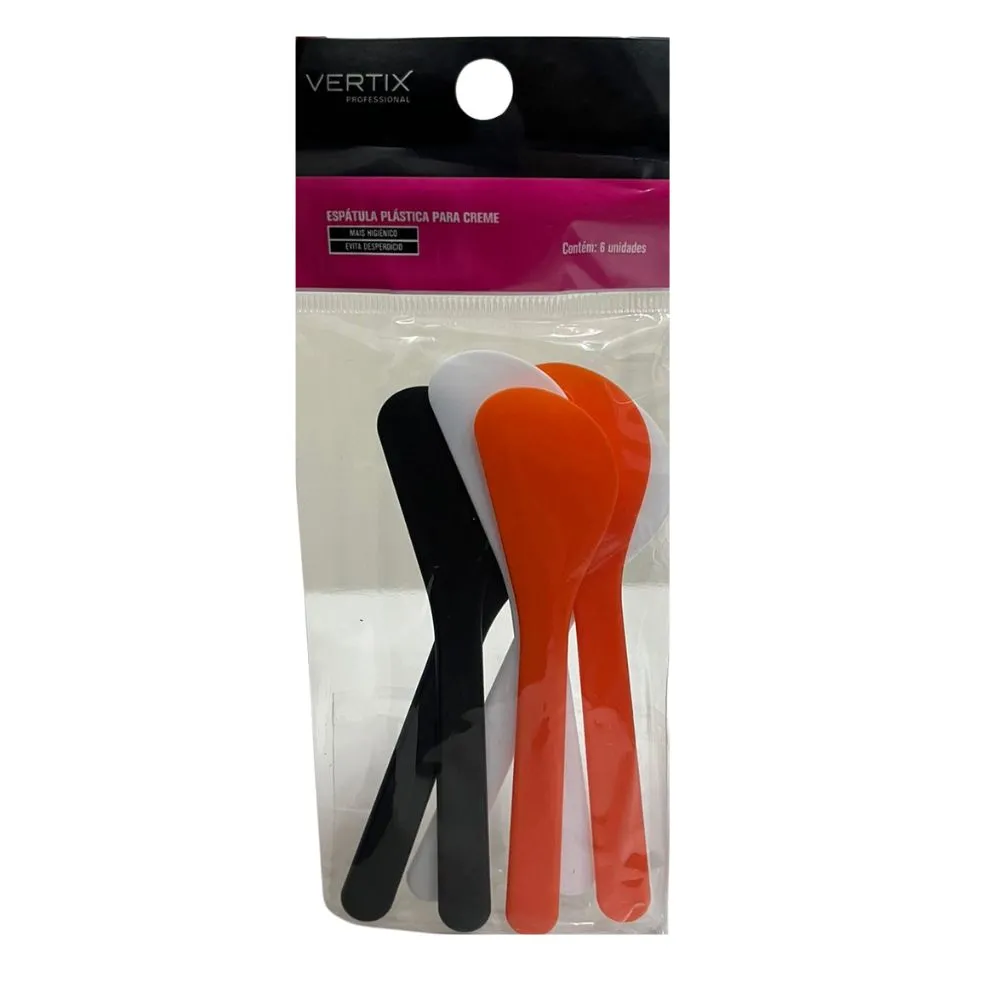 Espátula de Plástico para Creme Vertix 6un