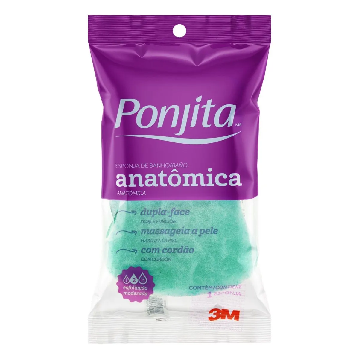 Esponja de Banho Anatômica Ponjita
