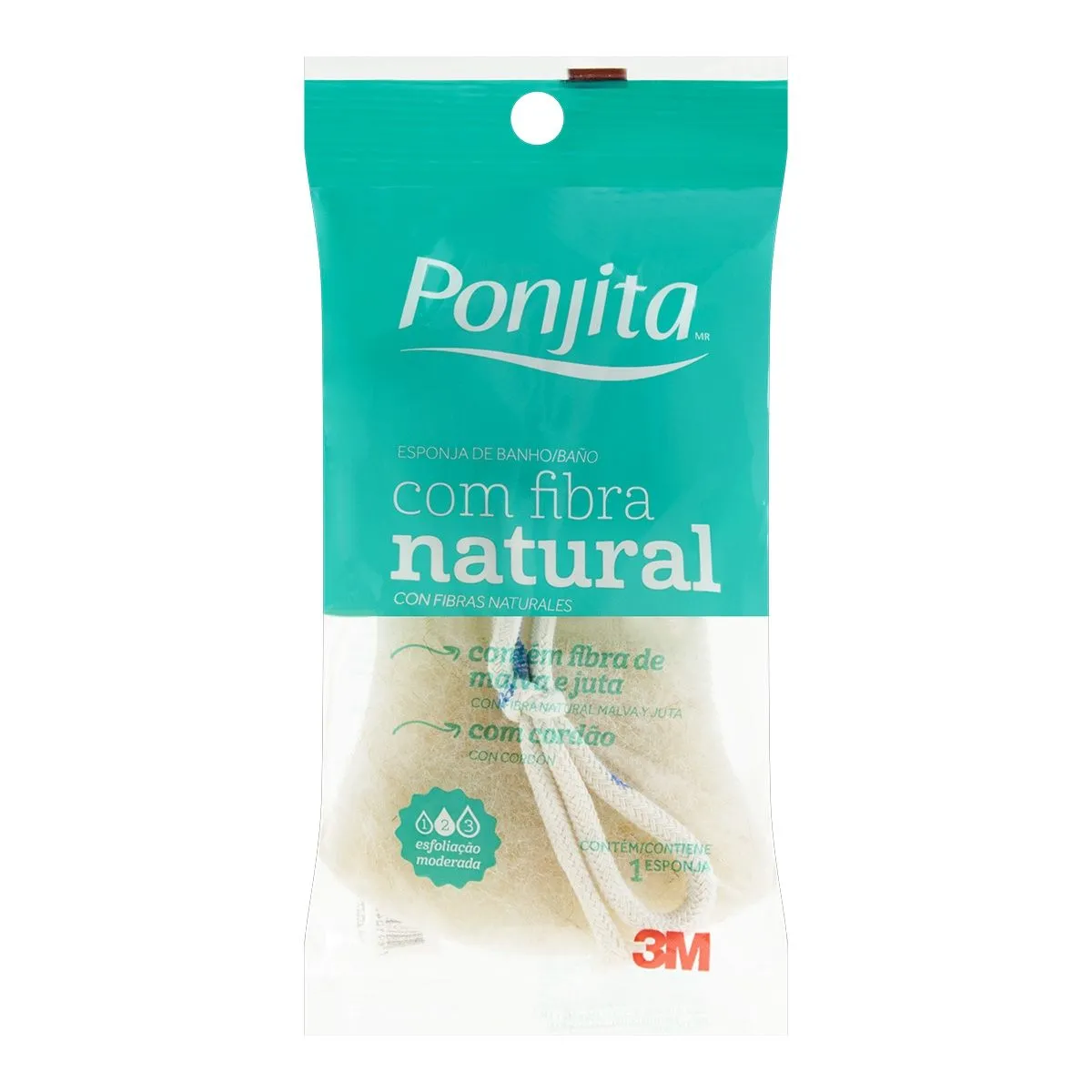 Esponja para Banho com Fibra Natural Ponjita