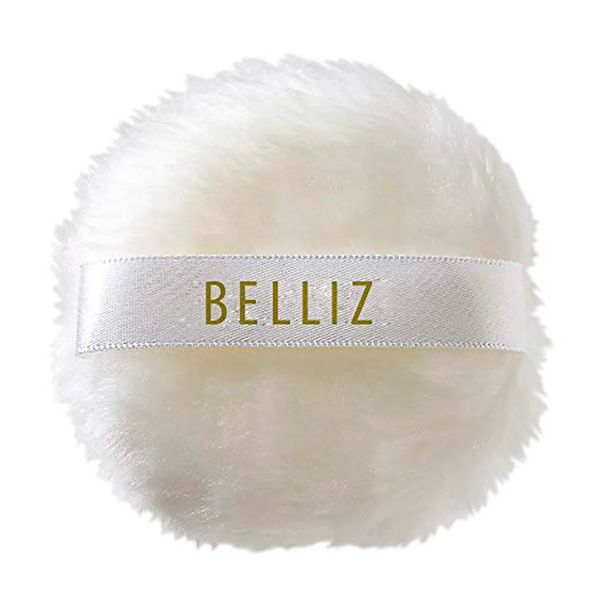 Esponja de Maquiagem Puff Deluxe Para Aplicação de Pós Branca