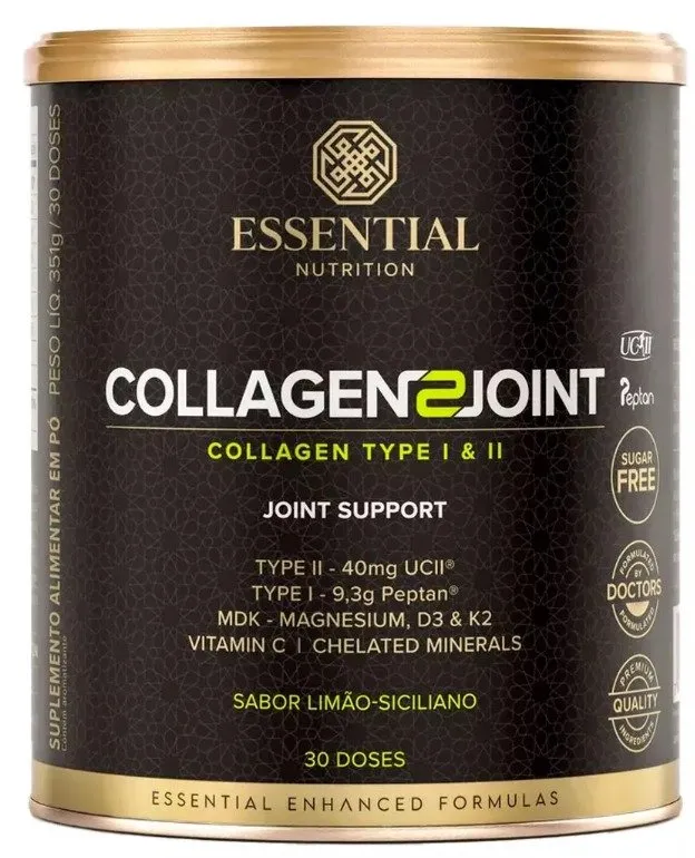 Essential Nutrition Collagen 2 Joint Limão-siciliano 351g
