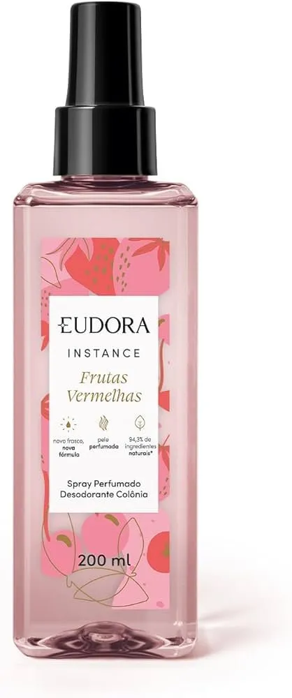 Eudora Instance Spray Corporal Frutas Vermelhas 200ml