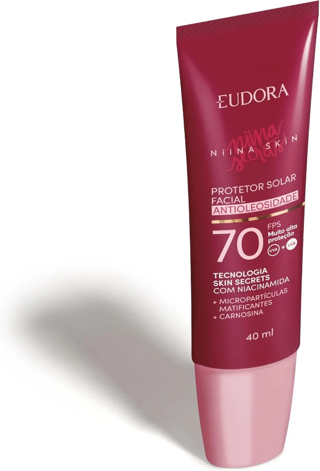 Eudora Protetor Solar Niina Secrets Facial FPS70 40ml