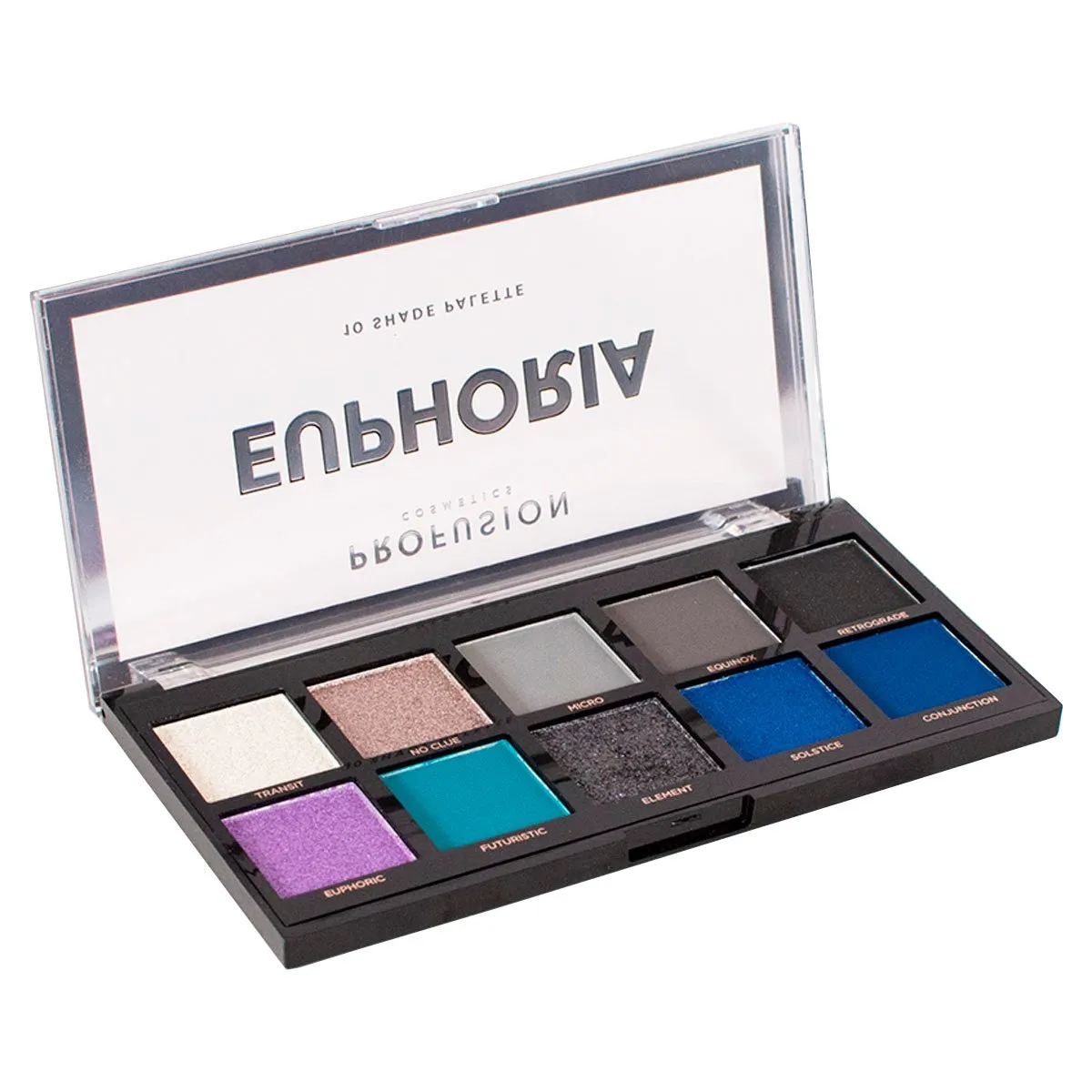 Paleta de Sombras Esfumadas Profusion Cosmetics 10 Cores Euphoria