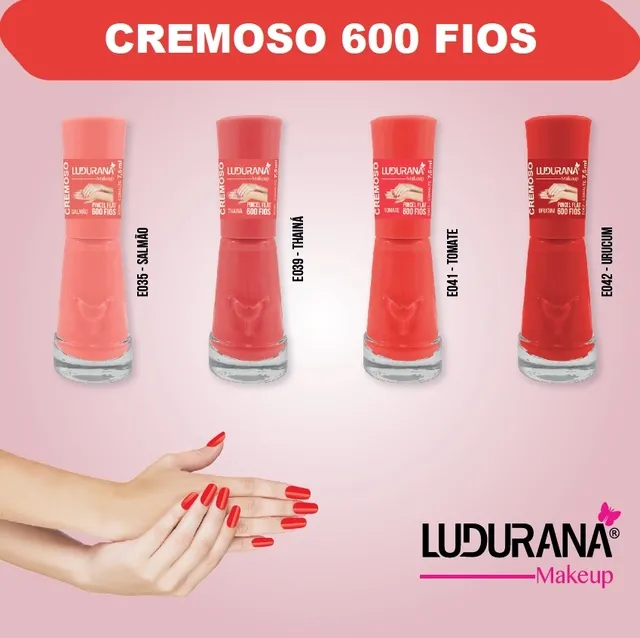 Esmalte Ludurana 600 Fios 7,5ml Carbono