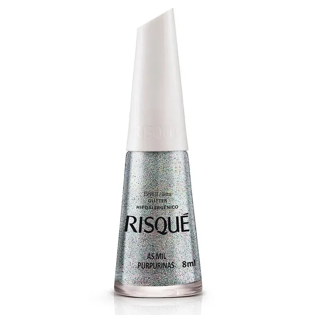 Risque Esmalte Glitter Mil Purpurinas