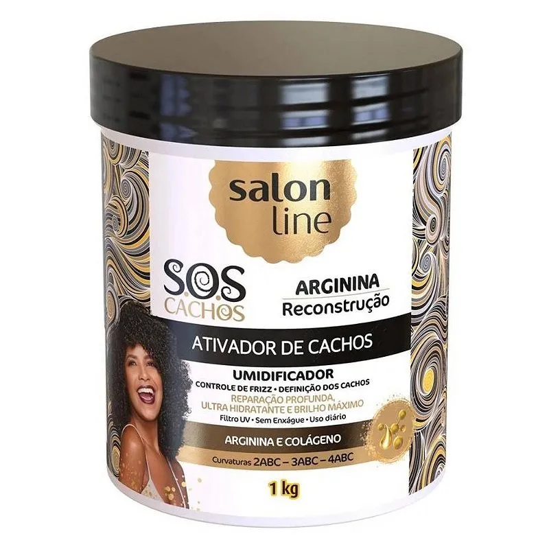 Ativador de Cachos Salon Line SOS Cachos Reconstrução 1kg