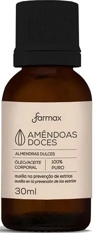 Farmax Óleo de Amêndoas 30ml