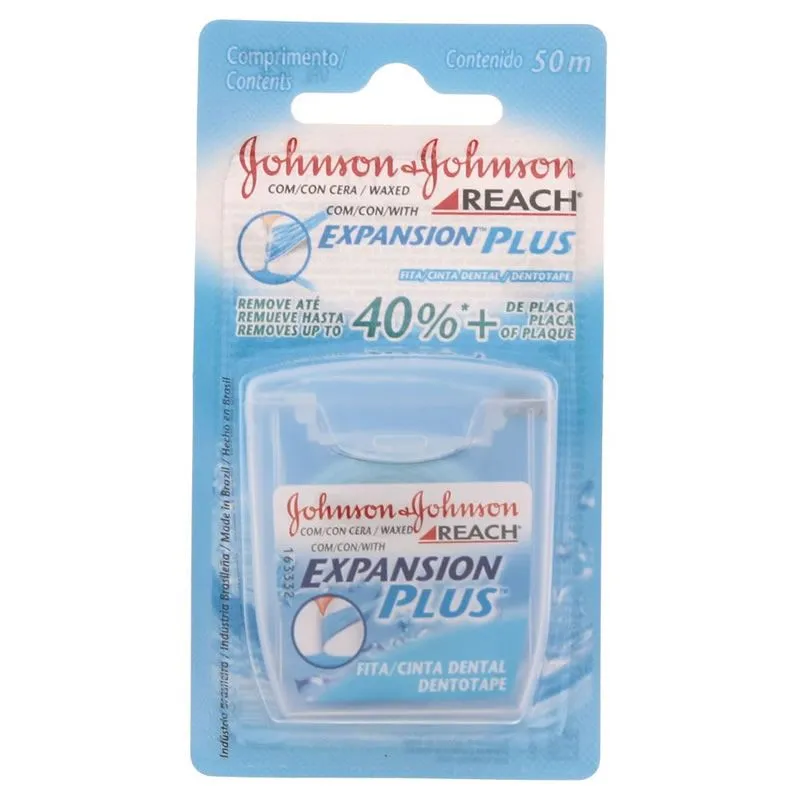 Fio Dental Johnson E Johnson Reach Extra Fino 50 Metros
