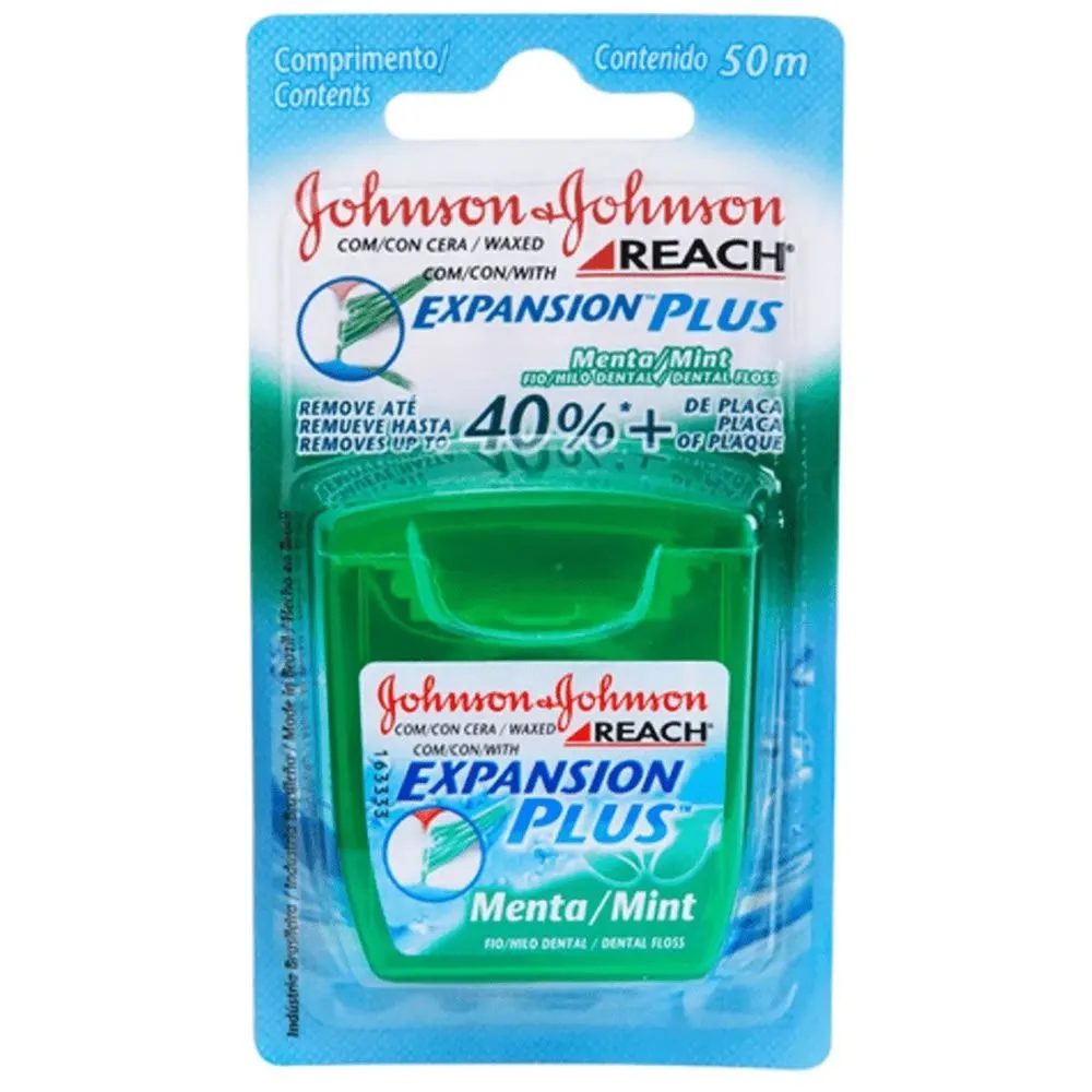 Fio Dental Johnson E Johnson Reach Menta 50 Metros
