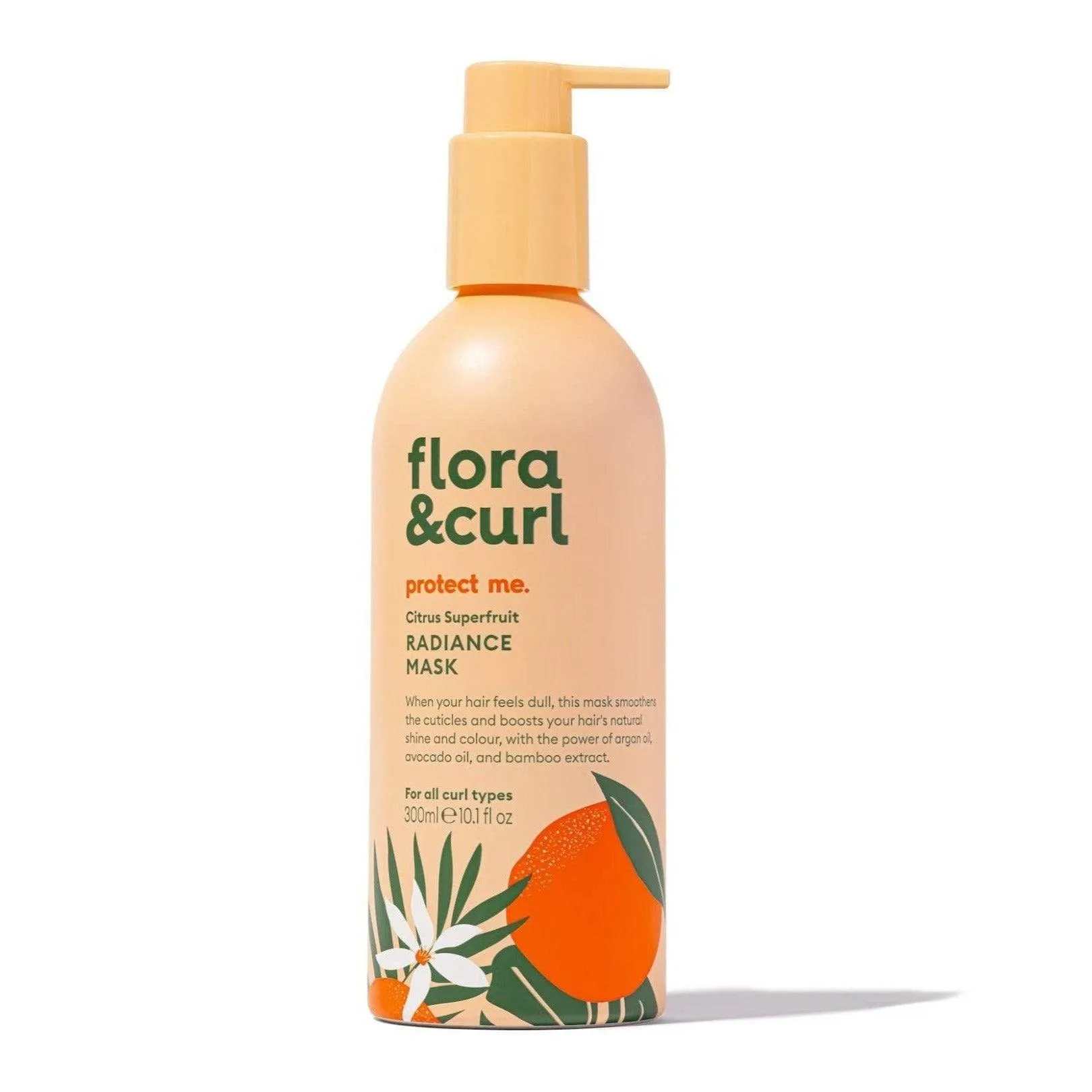 Flora & Curl Protect Me Citrus Superfruit Radiance Mask 300ml