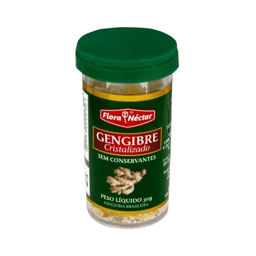 Flora Néctar Gengibre Cristalizado 30g