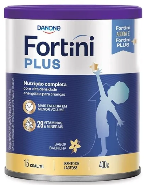Fortini Plus Baunilha Danone Fórmula Pediátrica 400g