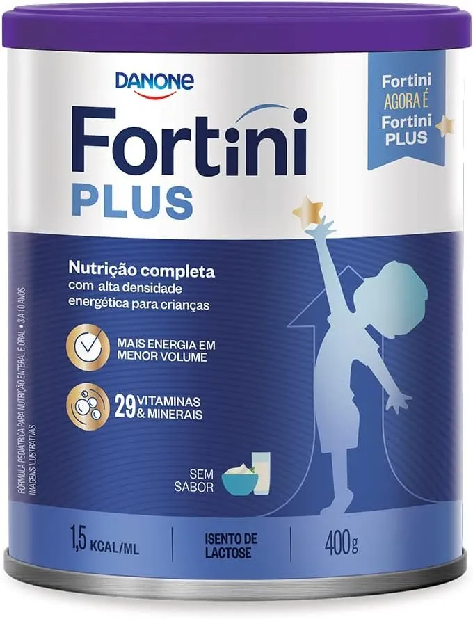 Fortini Plus Sem Sabor Danone Fórmula Pediátrica 400g