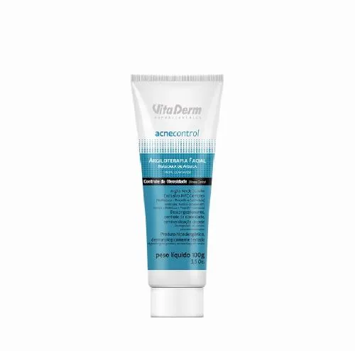 Máscara de Argila Facial Acnecontrol Argiloterapia Facial 100g