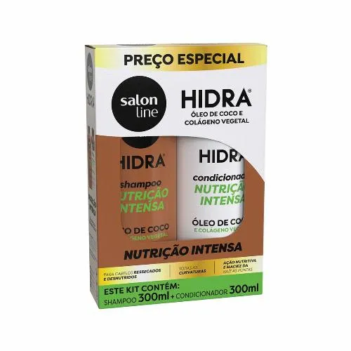 Kit Salon Line Hidra Coco Shampoo + Condicionador 300ml
