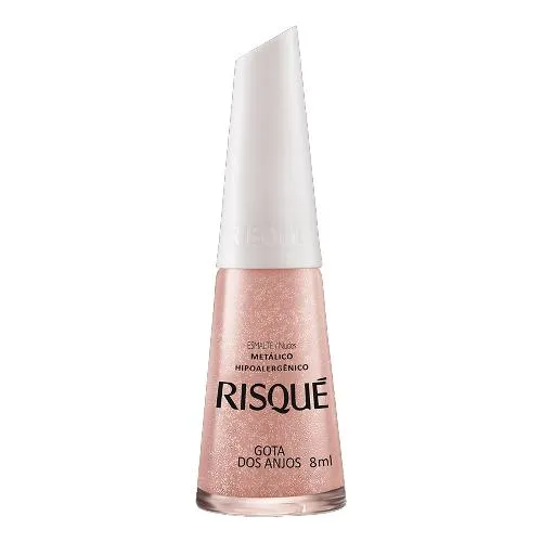 Esmalte Metálico Risqué Nudes Gota dos Anjos 8ml