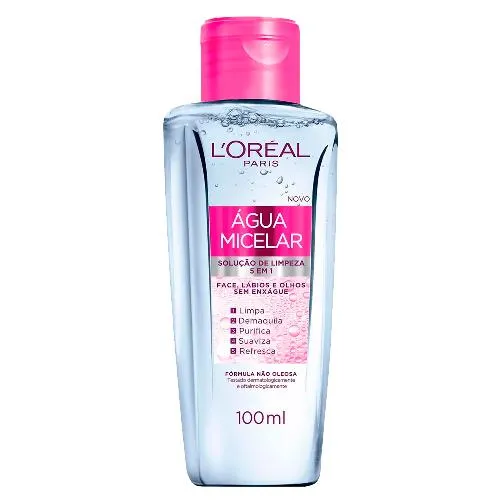 Água Micelar Loréal Paris 5 em 1 100ml