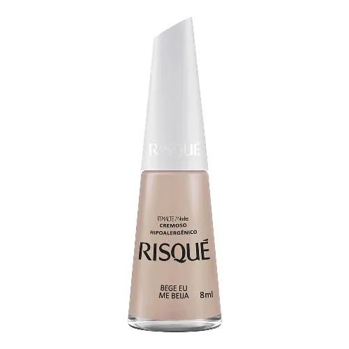 Esmalte Cremoso Risqué Nudes Bege Eu Me Beija 8ml
