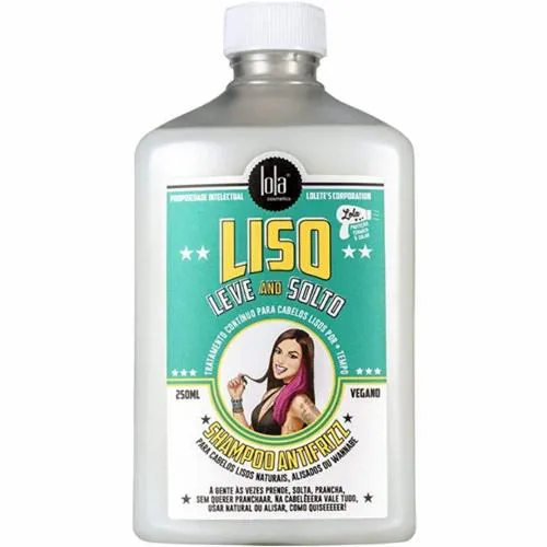 Shampoo Lola Liso, Leve and Solto 250ml