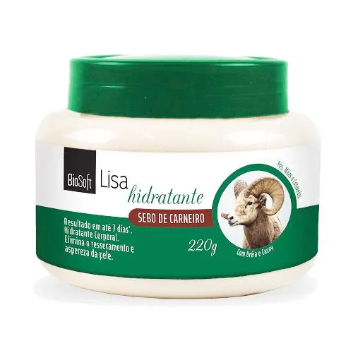 Hidratante Bio Soft Sebo de Carneiro 220g