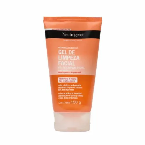 Sabonete Líquido Facial Neutrogena Deep Clean Grapefruit Natural 150g