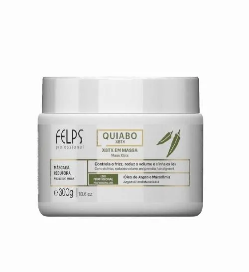 Máscara Botox Felps XBTX em Massa Óleo de Argan e Macadâmia 300g