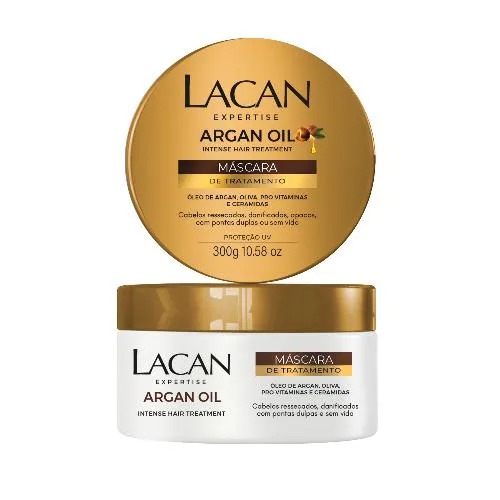 Máscara Fortalecedora Lacan Argan Oil Maxi Hidratante 300g