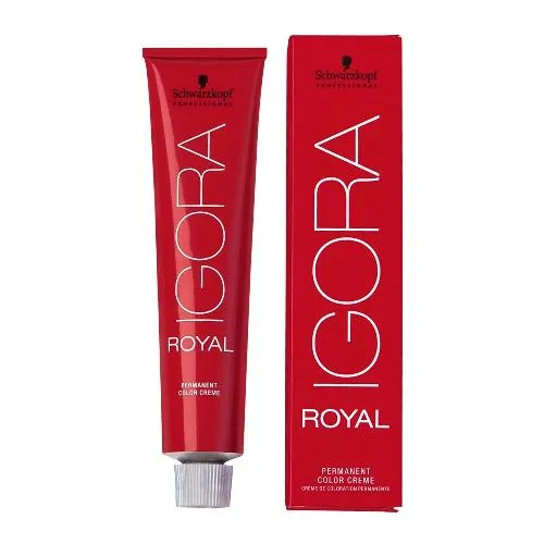 Coloração Permanente Igora Royal 7.77 Louro Médio Cobre Extra
