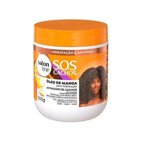 Ativador de Cachos Salon Line S.O.S Cachos Óleo de Manga 500g