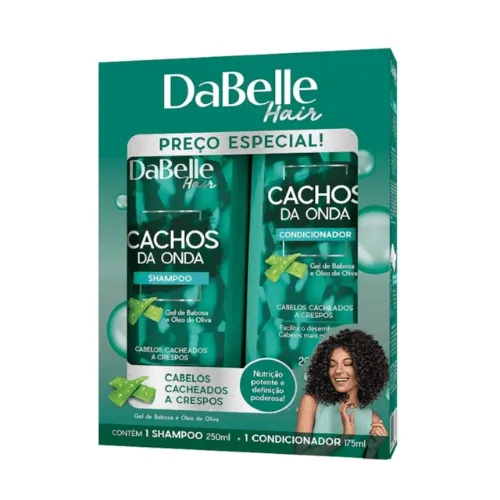 Kit Cachos da Onda Dabelle Shampoo + Condicionador 250/200ml